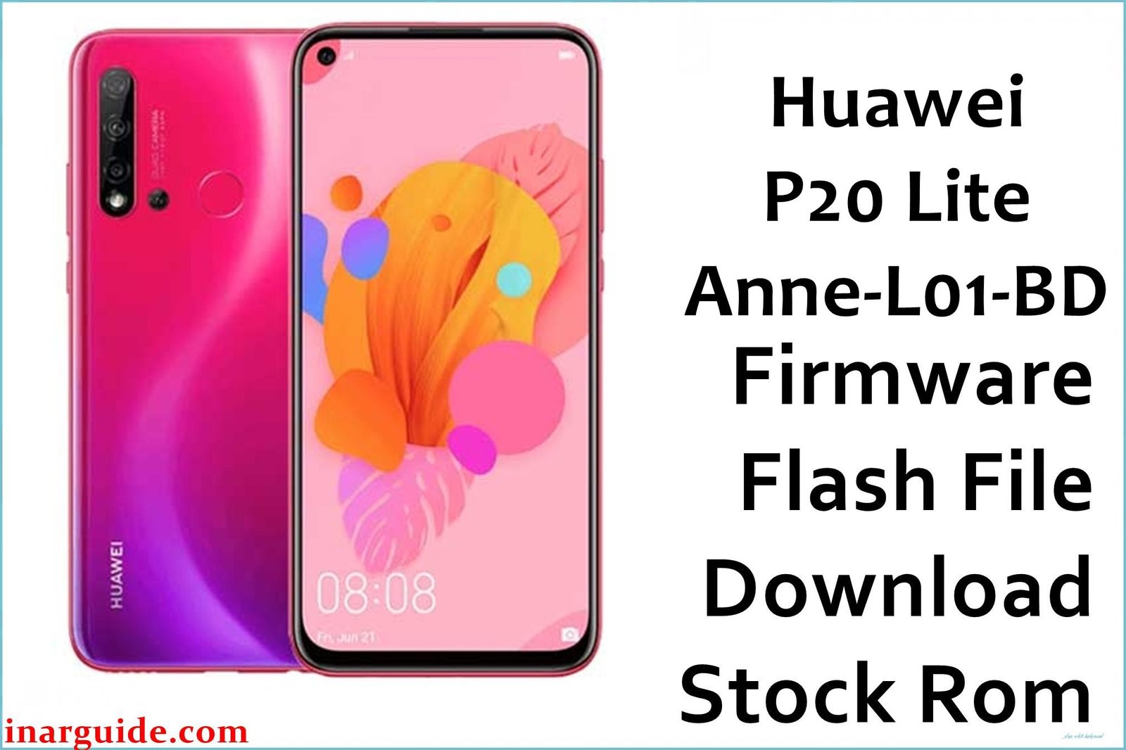 Huawei P20 Lite Anne L01 BD