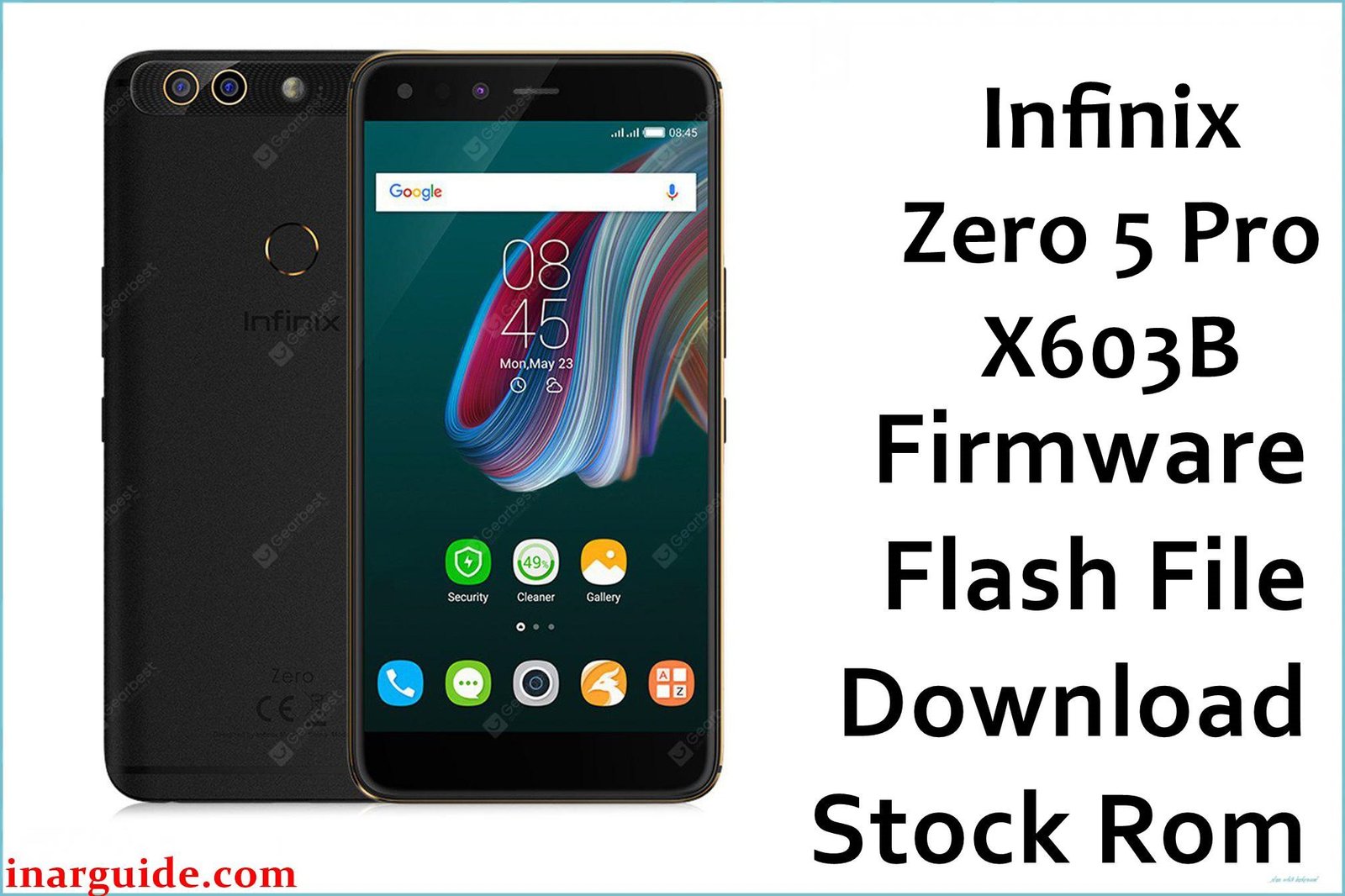 Infinix Zero 5 Pro X603B