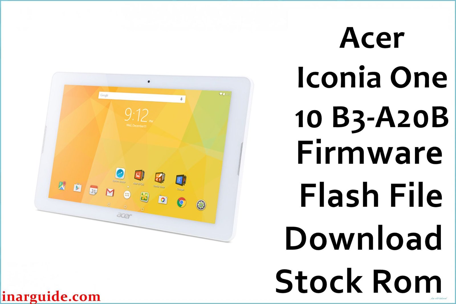 Acer Iconia One 10 B3 A20B 1