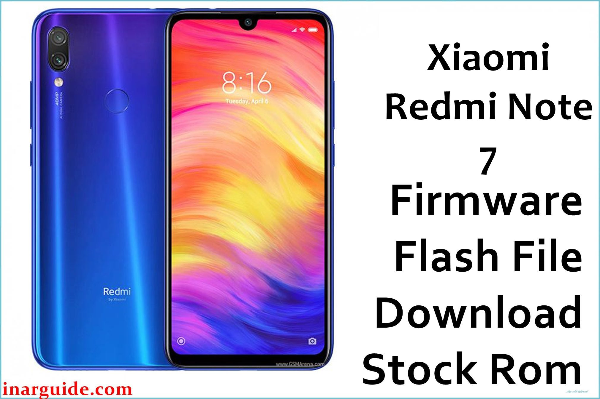 Xiaomi Redmi Note 7 Firmware Flash File Download Stock Rom Inar Guide 9433